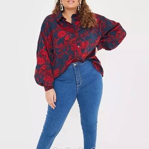 In The Style Plus exclusive multi floral print